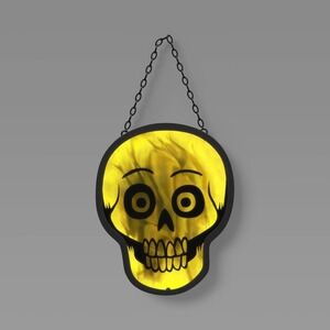 Lit Iridescent Hanging LED Skull - Hyde and‎ EEK! Boutique